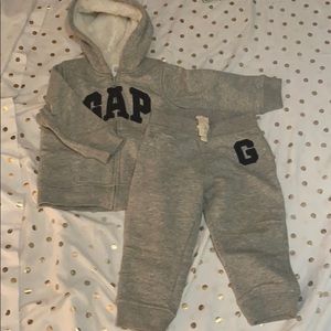 Gray toddler sweatsuit